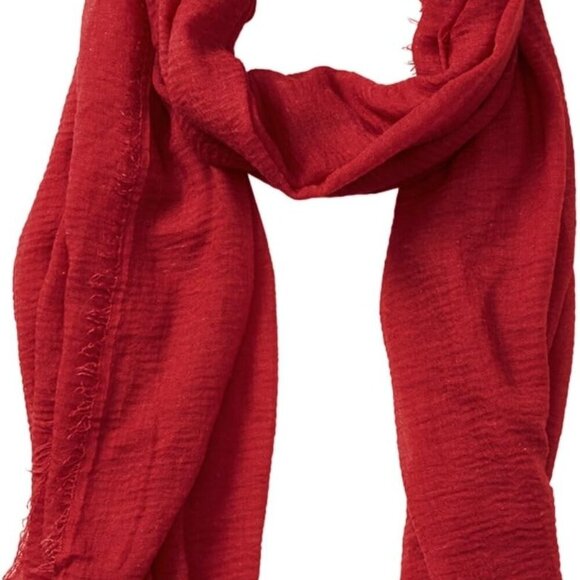 womens Classic Soft Solid Lightweight Oblong Scarf - Picture 1 of 4